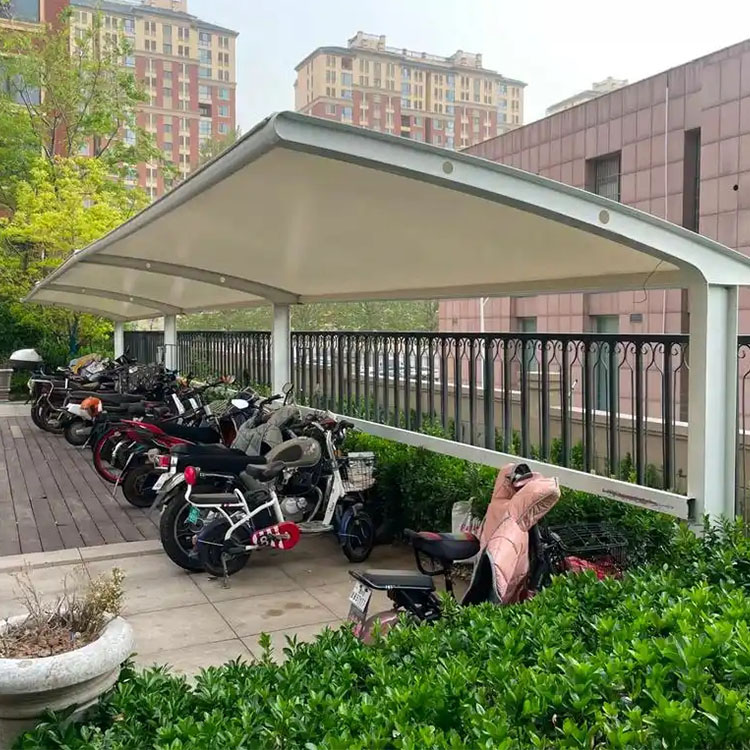 兴县膜结构电动车棚